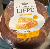 Delicious linden bread with honey