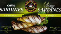 Grilled sardines in olive oil