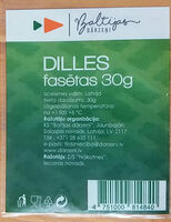 Dilles, fasētas