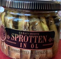 Sprats fumés à l'huile