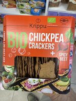 Bio Chickpea Crackers + Spicy Beet