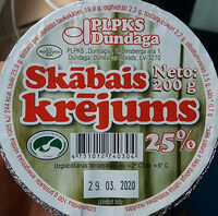25% skābais krējums