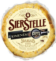 Cheese baked with cumin