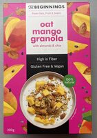 Mangová granola s mandlemi a chia semínky