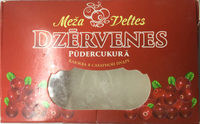 Dzērvenes pūdercukurā