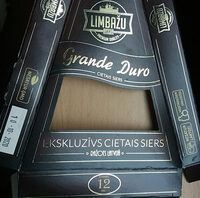 38% hard cheese Grande Duro, 12 months matured