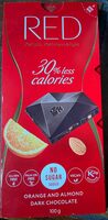 Orange and almond dark chocolate