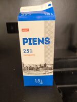 Piens 2,5%