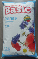 Pienas Pasterizuotas