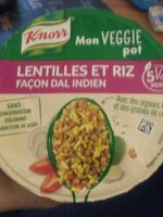 Lentilles et riz façon dal indien