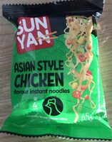 Asian style chicken flavour instant noodles