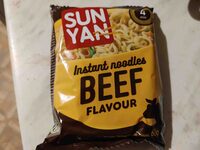 Instant noodles beef flavour