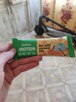 Bar with caramel bits