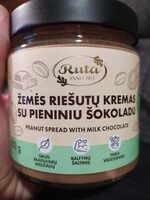 Zemes riesutu kremas su pieniniu sokoladu