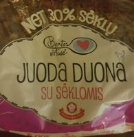 Juoda duona su seklomis