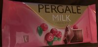 Milk chocolate with cranberry