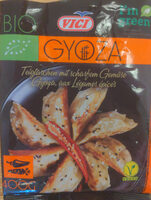 Gyoza with spicy vegetables