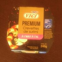 Crevettes de surimi à l' huile à l' ail