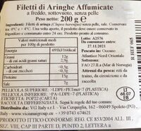 Filetti di aringhe affumicate