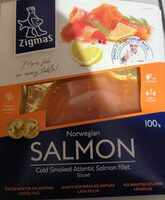 Norwegian SALMON Cold Smoked Atlantic Salmon fillet Sliced