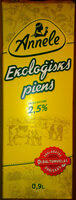 Ekoloģisks piens 2.5%