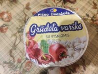 Grūdėta varškė su vyšniomis