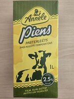 Annele Piens pasterizēts īpaši augstā temperatūrā