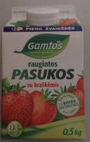 Raugintos pasukos su braškėmis