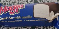 Quark bar with vanilla