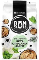 Bread crisps (feta, oregano & mint)