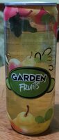 Pear and garden fruit flavour soft drink