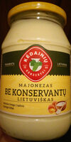 Majonezas Lietuviškas Be konservantų