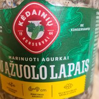 Jubiliejiniai Marinuoti Agurkai Su Ąžuolo Lapais