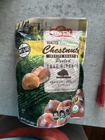 Roasted organic chestnuts
