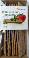 Danvita Flat Bread with Basil and Tomatoes