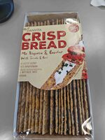 Crisp bread Με ντομάτα και βασιλικό