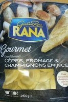 Ravioli cèpes fromage et champignon