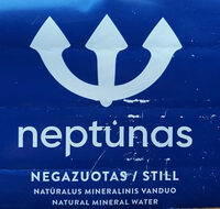 Negazuotas natūralus mineralinis vanduo