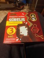 Glaistytas varškės sūrelis vanilinis