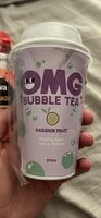 OMG Bubble Tea Passion Fruit   Popping Apple Flavour Bubbles