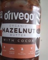 Organic hazelnut butter with cocoa