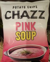 Pink Soup potato chips