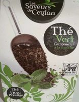 Thé Vert Gunpowder à la menthe