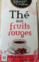 Thé aux fruits rouges