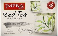 Natural iced tea, soothing natural, soothing natural