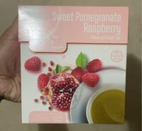 Sweet Pomegranate Raspberry Flagored Green Tea