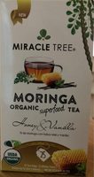 Honey & vanilla moringa organic superfood tea, honey & vanilla