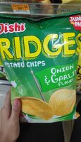 Oishi Ridges Onion and Garlic