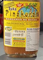 Suka Pinakurat Spiced Natural Coconut Vinegar — Green Gold Gourmet Foods, Inc.