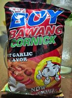 Boy Bawang Cornick Hot Garlic Flavor